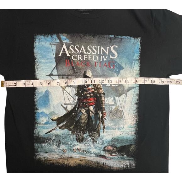 Assassin’s Creed IV: Black Flag Pirate T-Shirt - Size L - Ubisoft Official Tee - Picture 9 of 10